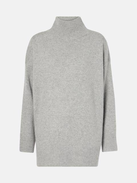 Wool and cashmere turtleneck sweater