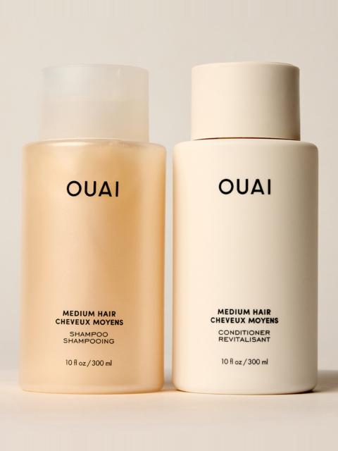 OUAI Medium Hair Shampoo & Conditioner Set