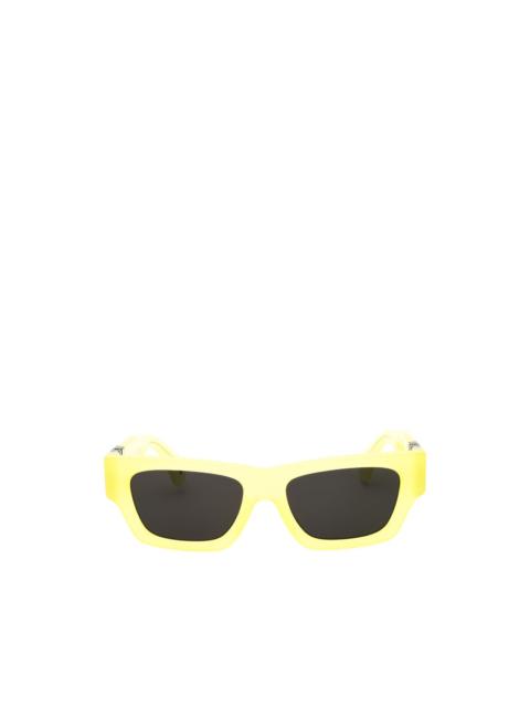 Palm Angels Magnolia rectangle-frame sunglasses