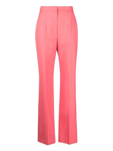 Alexander McQueen high-waisted tailored wool trousers