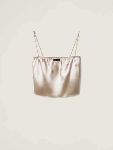 Miu Miu Satin top