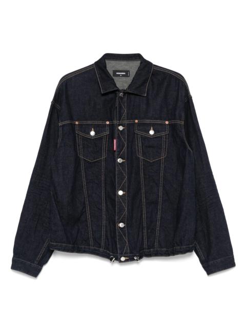 DSQUARED2 Drawstring Denim Jacket