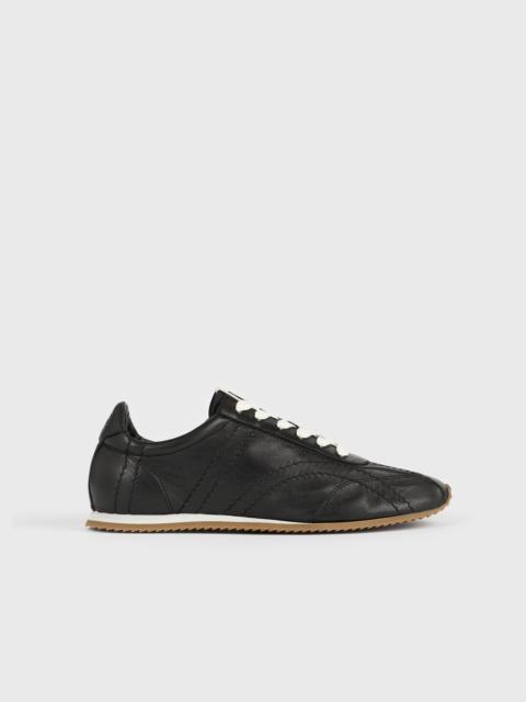 TOTEME Flex nappa sneakers black