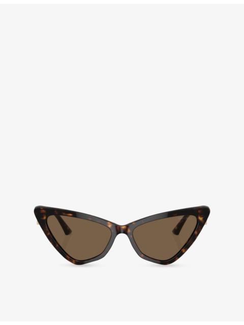 JIMMY CHOO JC5008 Cat-Eye Acetate Sunglasses