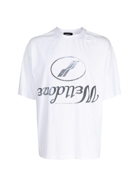 We11done logo-print cotton T-shirt