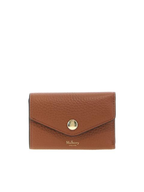 Mulberry multi-card flap wallet