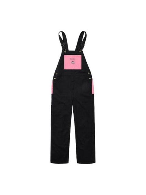 Supreme Supreme FW19 Week 3 x Ben Davis Overalls Crossover Black Pink Contrasting Colors Pants Unisex SUP-FW