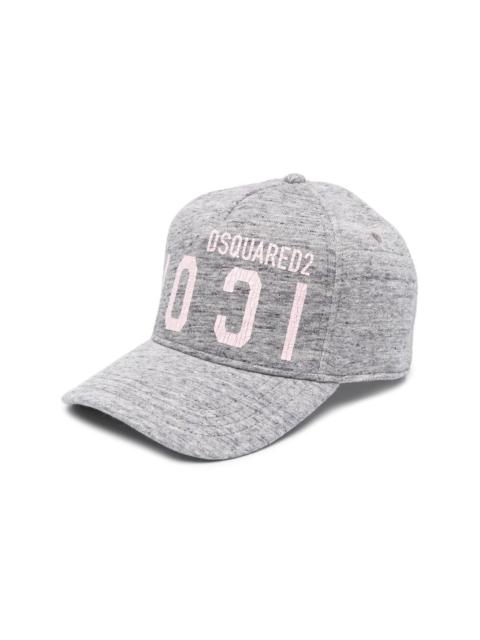 DSQUARED2 logo-print cotton cap