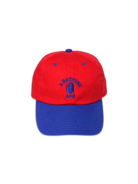 BAPE College Panel Cap 'Red'