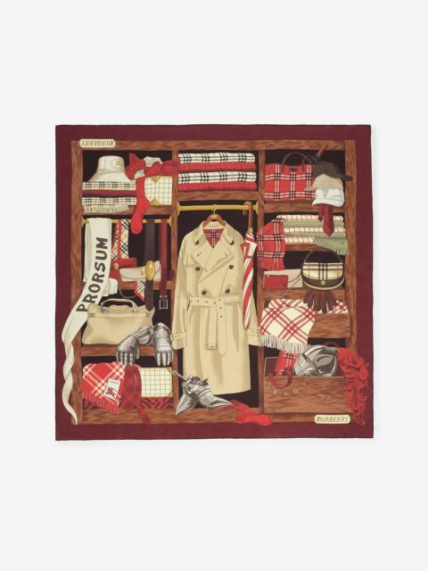 Burberry Wardrobe Silk Scarf