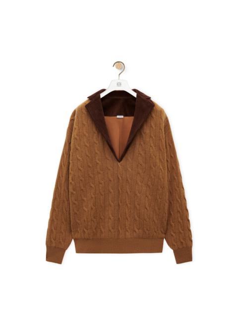 Loewe V-neck sweater in cashmere