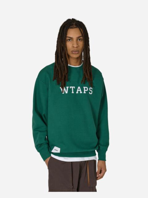 WTAPS Academy Crewneck Sweatshirt Green