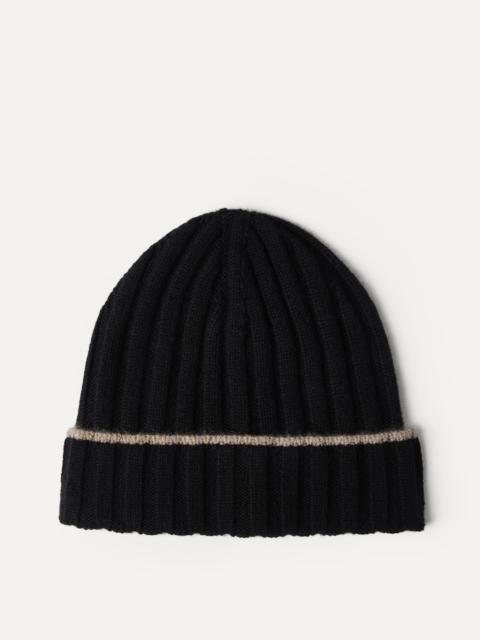 Brunello Cucinelli Cashmere rib knit beanie