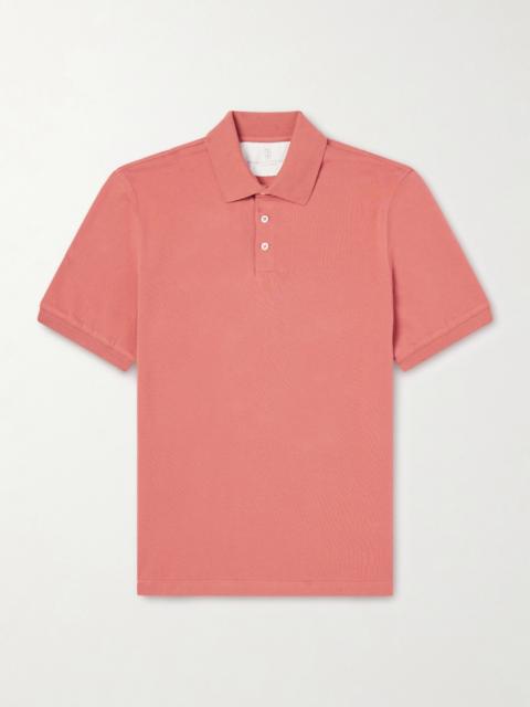 Brunello Cucinelli Slim-Fit Cotton-Piqué Polo Shirt