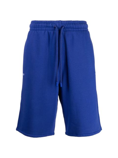 Off-White logo-print track shorts