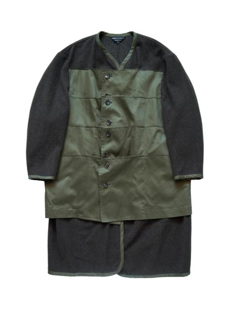 Comme des Garçons Homme Plus Comme Des Garcons Homme Plus Wool Coat With Cotton Patches 1-Khaki