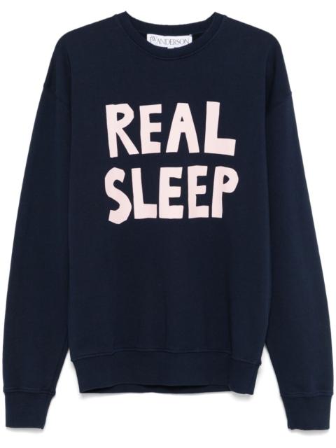 JW Anderson Real Sleep-print sweatshirt