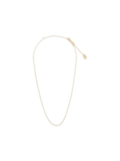 Dolce & Gabbana logo charm chain necklace