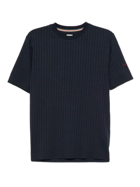 Paul Smith ribbed cotton T-shirt