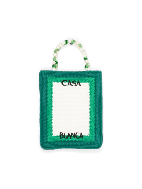 CASABLANCA Tennis Beaded Crochet Bag