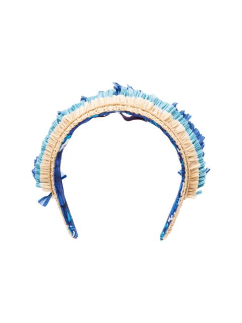 La DoubleJ Halo raffia hairband