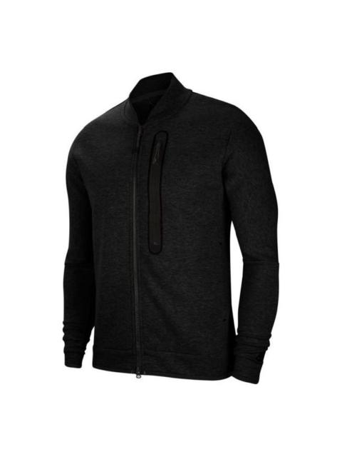 Nike Tech Fleece Casual Stand Collar Long Sleeves Jacket Black CZ1797-010