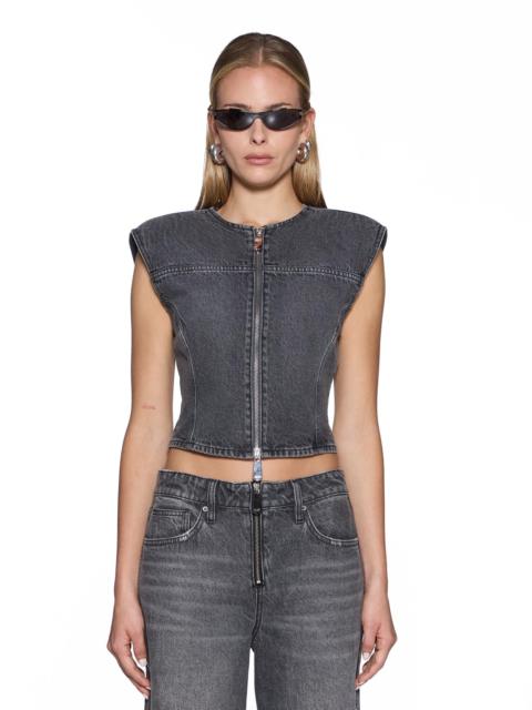 Ksubi FATE TOP GLITCH GREY