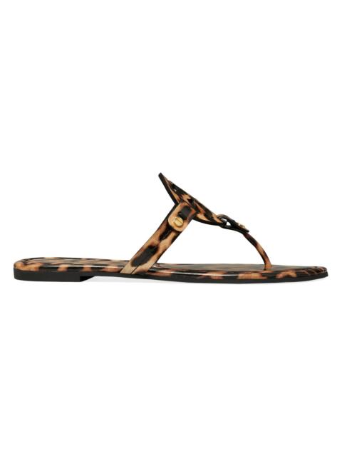 TORY BURCH Women's Miller Leather Sandals - Leopard