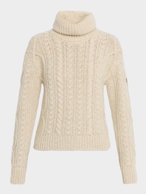 Moncler Grenoble Wool & Mohair Blend Turtleneck Sweater