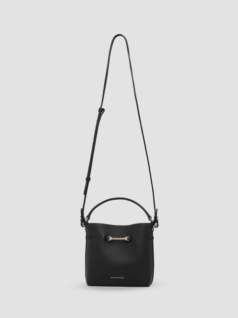 STRATHBERRY Women's Corda Mini Leather Bucket Bag - Black