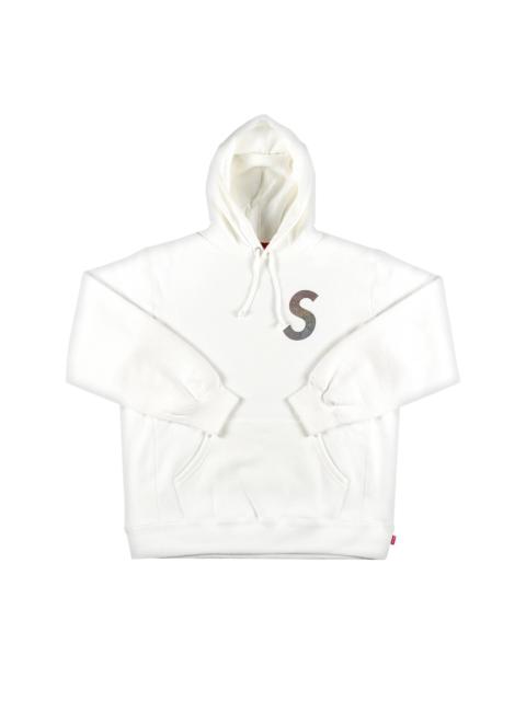 Supreme x Swarovski S Logo Hooded Sweatshirt 'White'