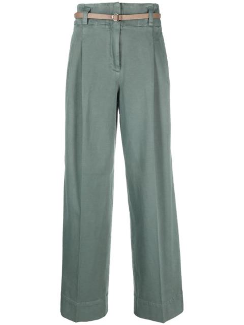 PESERICO high-waisted wide-leg trousers