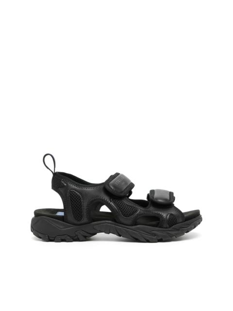 McQ Alexander McQueen Striae touch-strap sandals