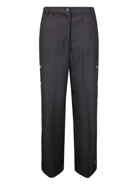 Sportmax Edere button trousers