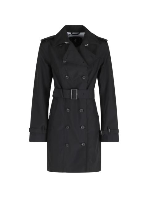 Save The Duck double-breasted belted coat