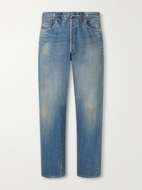 A.PRESSE Tapered Distressed Jeans