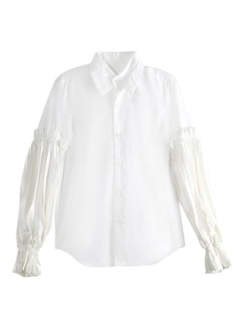 Noir Kei Ninomiya ruffled-sleeve shirt