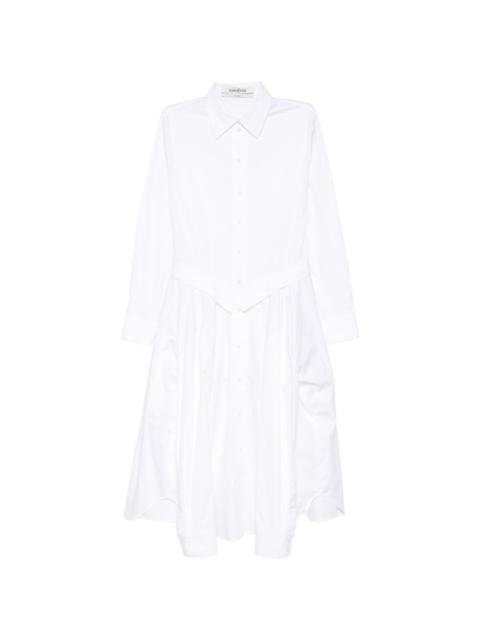 KIMHĒKIM belted panelled shirt dress