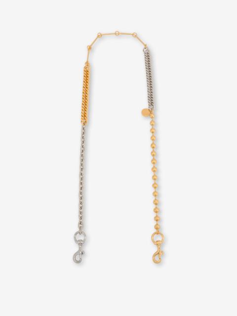 Moschino CHAIN SHOULDER BAG MIXED CHAINS