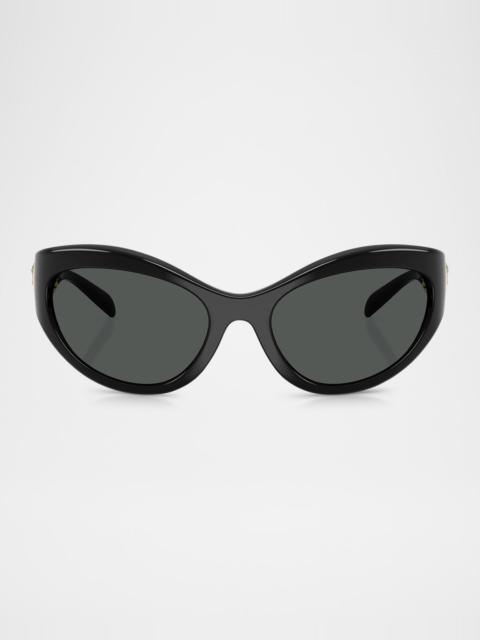 VERSACE VE4485 Medusa Plastic Cat-Eye Sunglasses
