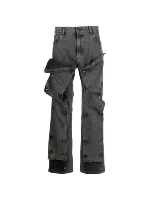 Y/Project Evergreen Snap Off slim-fit jeans