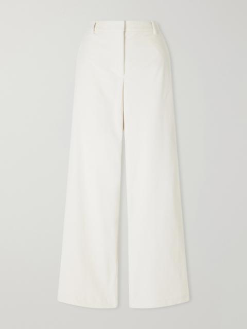 TWP Dylan Ribbed Cotton Wide-leg Pants