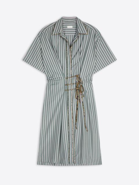Dries Van Noten DRAPED COTTON DRESS