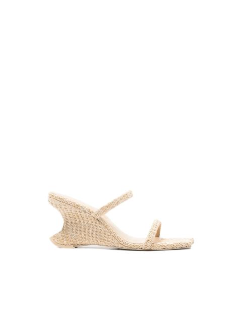 Cult Gaia Raven woven sandals