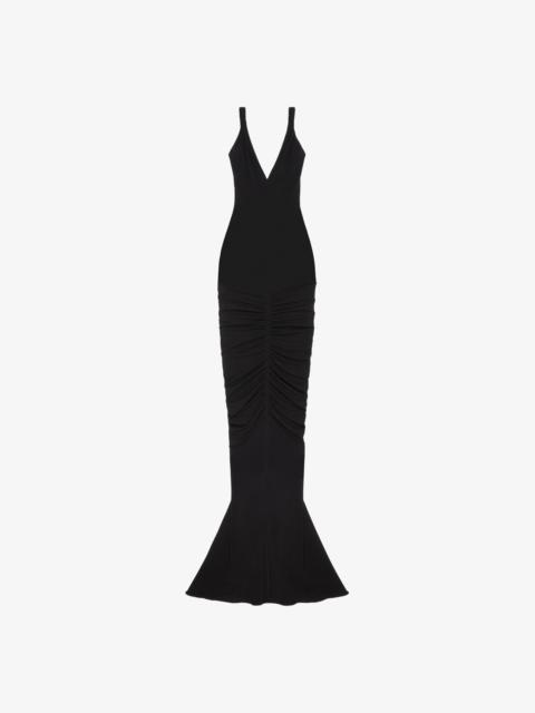 Givenchy RUCHED DRESS WITH TWISTED STRAPS IN CREPE