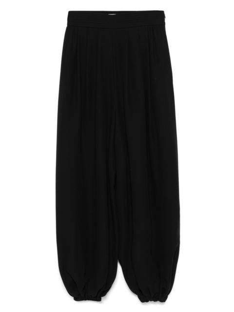 Valentino elastic-ankle trousers