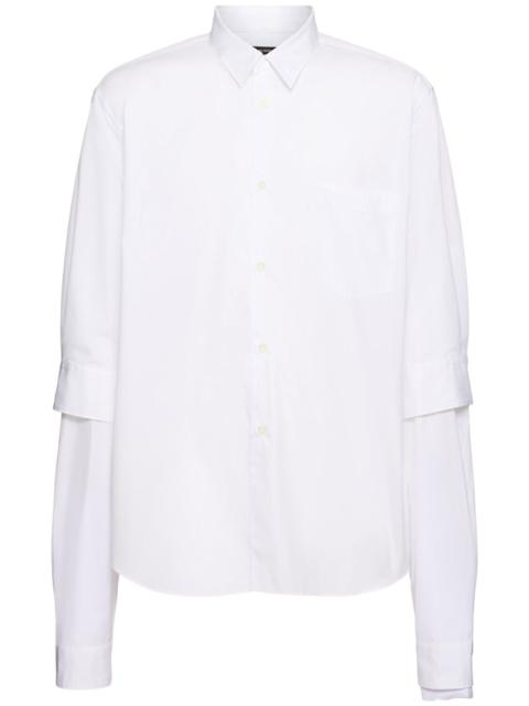 Comme des Garçons Homme Plus Multi-layer cotton shirt