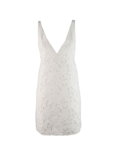 MICHAEL KORS floral-lace V-neck dress