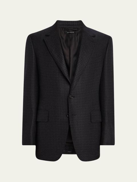 TOM FORD Men's Wool Pied De Poule Single-Breasted Sport Coat