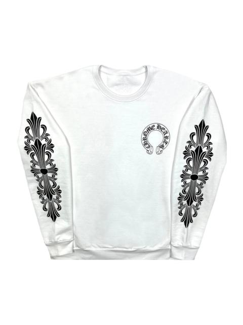 Chrome Hearts Horseshoe Logo Crewneck 'White'